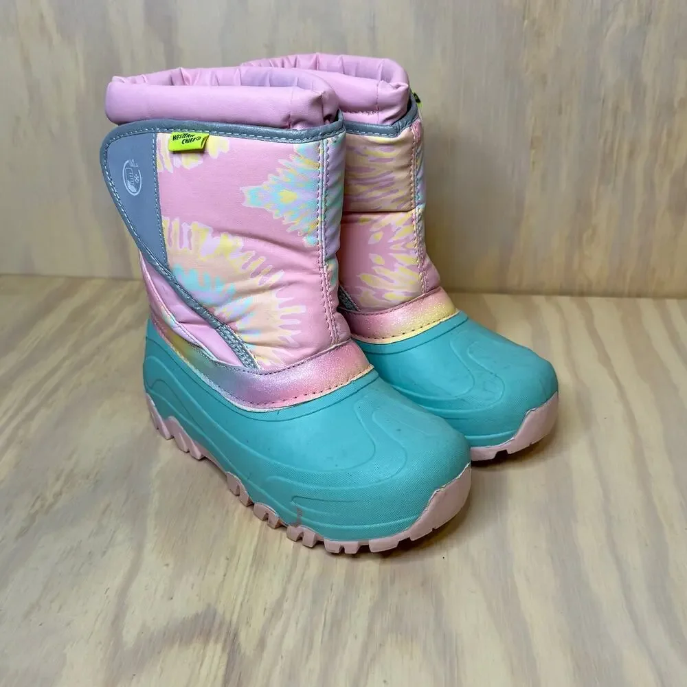 Western Chief Snow Boots Pink Girls size 2